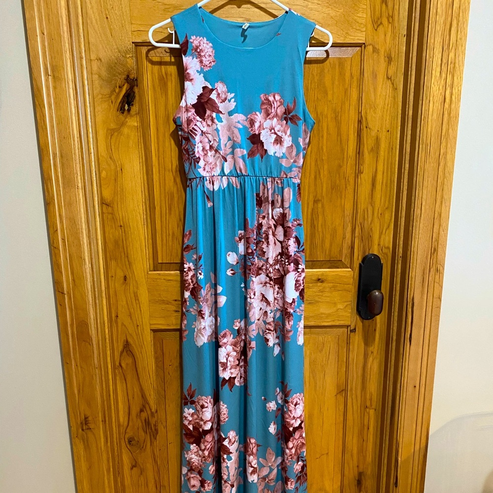 PinkBlush Maternity Floral Maxi Dress